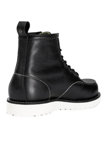 John Doe Rambler Black Leather Motorcycle Boots | Iguana Custom