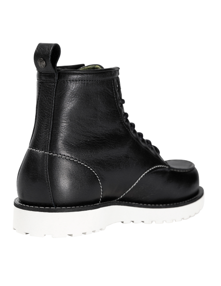 John Doe Rambler Black Leather Motorcycle Boots | Iguana Custom