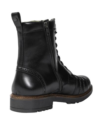 John Doe Falcon Black Leather Motorcycle Boots | Iguana Custom