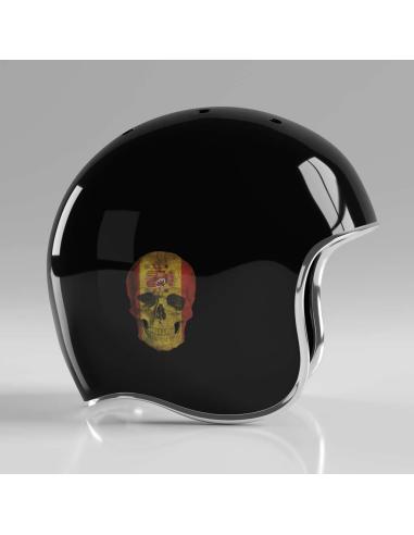 Calca UV calavera bandera de España 7 cm | Iguana Custom