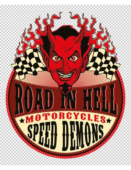Calca UV Speed Demons Road in Hell  vintage 75 X 75 Mm a precio de oferta