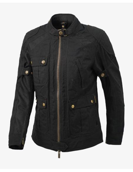Teneree Venty V Lady Black Jacket | CE Ventilated Motorcycle Jacket