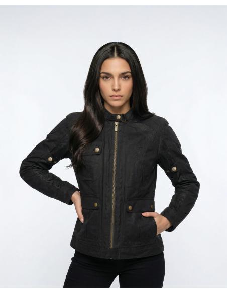 Teneree Venty V Lady Black Jacket | CE Ventilated Motorcycle Jacket