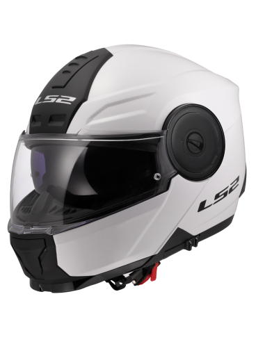 Buy Ls2 Ff902 Scope Ii Glossy White Modular Helmet – Versatility And Safety For Every Adventure at a Discounted Price