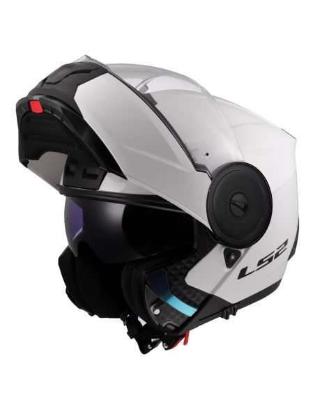 Comprar Capacete Modular Ls2 Ff902 Scope Ii branco brilhante – Versatilidade E Segurança Em Qualquer Aventura a preço promociona