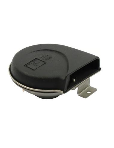 KLAXON MARIN NOIR 12V 100 DB AVEC COQUE ABS TYPE COQUILLAGE