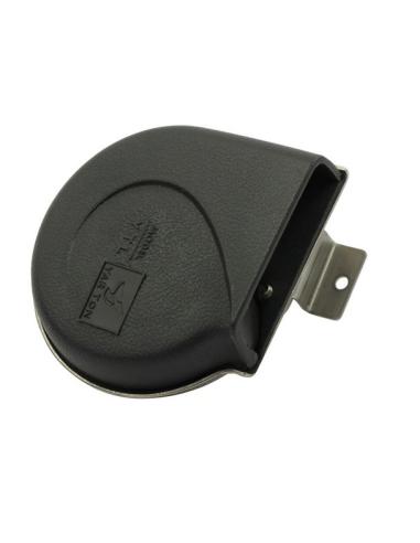 KLAXON MARIN NOIR 12V 100 DB AVEC COQUE ABS TYPE COQUILLAGE