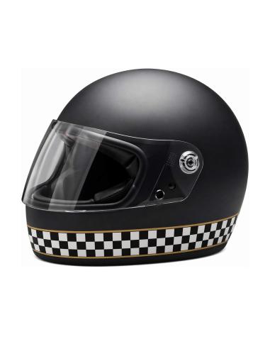 Calça UV Checker Preto e Dourado 3x55 cm para Moto
