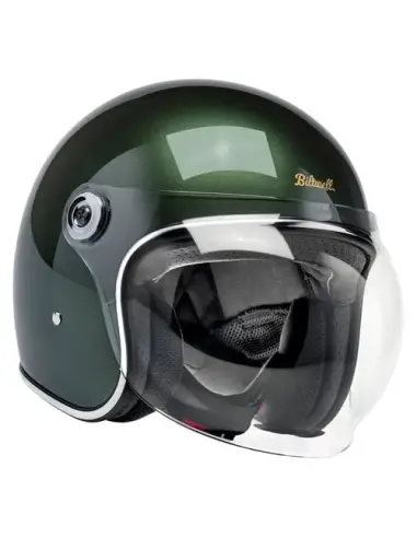 Biltwell Tahoe metallic Sierra Green helmet
