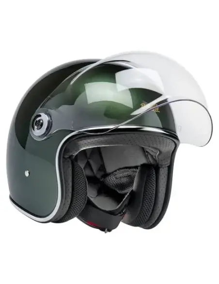 Casque Biltwell Tahoe métallique Sierra Green