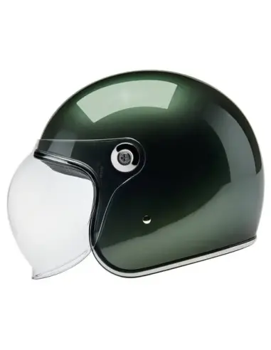 Capacete Biltwell Tahoe metálico Sierra Green