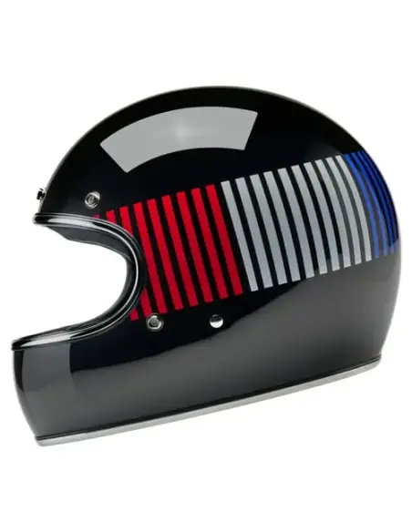Casco Biltwell Gringo RWB Raceflow negro