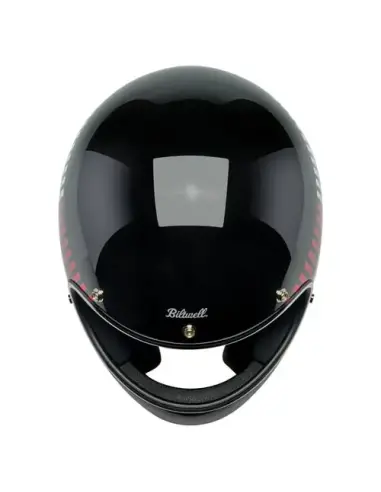 Casco Biltwell Gringo RWB Raceflow nero