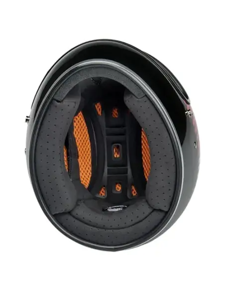 Casque Biltwell Gringo RWB Raceflow noir