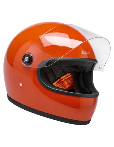 Casque Biltwell Gringo S gloss Hazard Orange