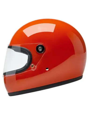 Casque Biltwell Gringo S gloss Hazard Orange