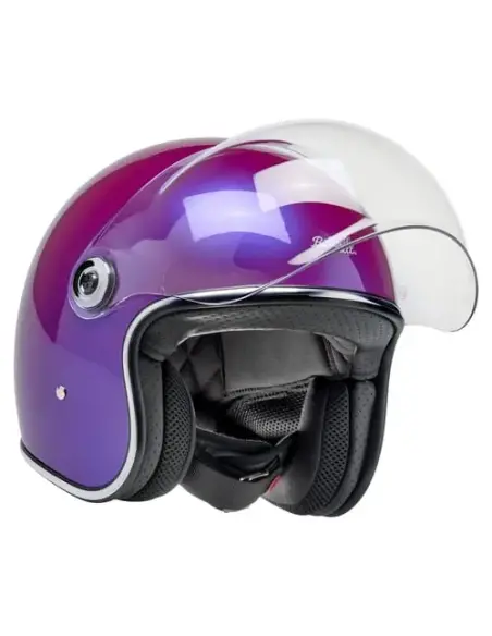Biltwell Tahoe metallic grape helmet