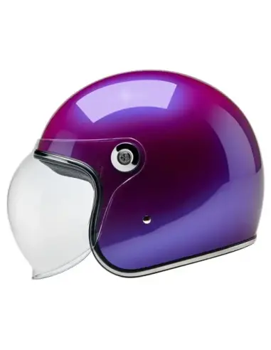 Biltwell Tahoe metallic grape helmet
