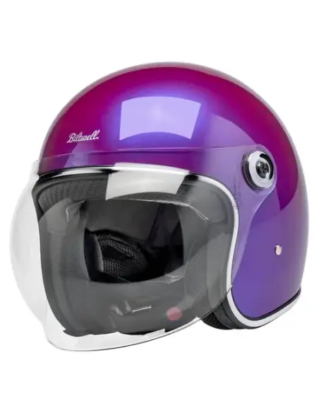 Biltwell Tahoe metallic grape helmet