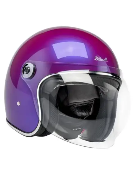 Biltwell Tahoe metallic grape helmet