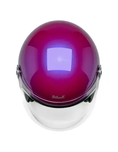 Biltwell Tahoe metallic grape helmet