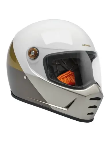 Casque Biltwell Lane Splitter Intersection Or Argent Bronze