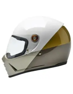 Casque Biltwell Lane Splitter Intersection Or Argent Bronze 2