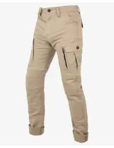 Pantaloni Moto Uomo Air IV Man Beige Protezioni CE
