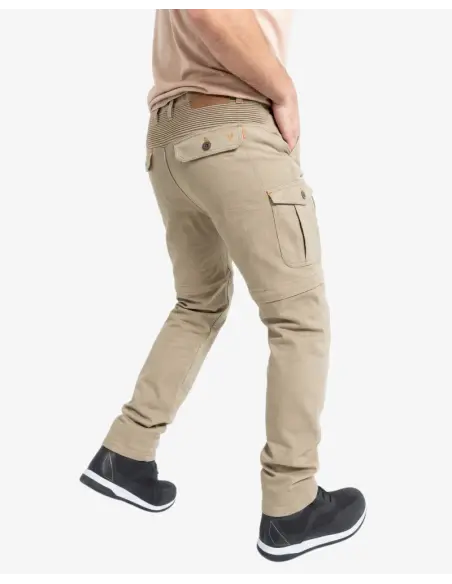 Pantalón Moto Hombre Air IV Man Beige Protecciones CE