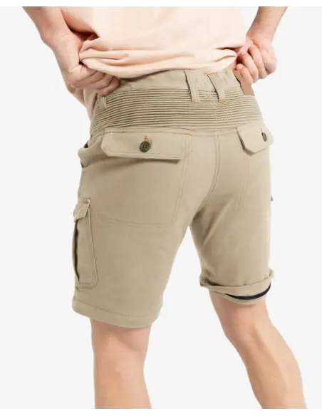 Pantaloni Moto Uomo Air IV Man Beige Protezioni CE