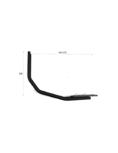 Comprar Suporte de Matrícula Traseiro Westland Customs Preto