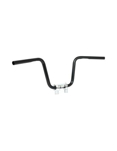 GUIDÃO FEHLING BASE ESTREITA APEHANGER 25CM PRETO