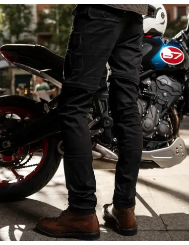 Calças Moto Homem Air IV Man Preto Proteções CE