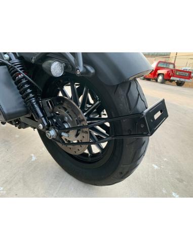 SPORTSTER REAR WHEEL HOLDER BLACK HANDMADE