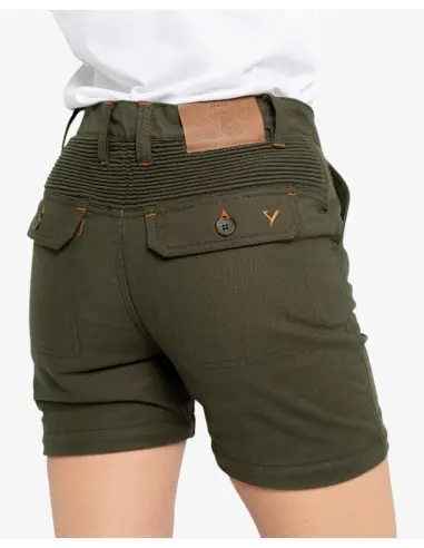 Pantaloni Moto Donna Air IV Lady Verde Protezioni CE