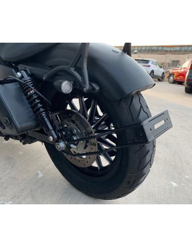 SPORTSTER REAR WHEEL HOLDER BLACK HANDMADE