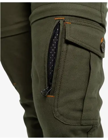 Pantalón Moto Mujer Air IV Lady Verde Protecciones CE