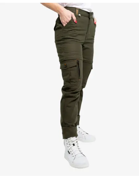 Calças Moto Mulher Air IV Lady Verde Proteções CE