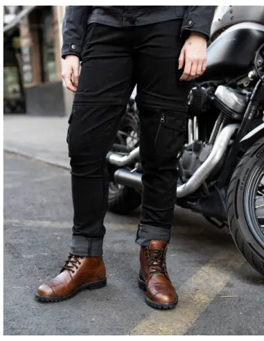 Pantaloni Moto Donna Air IV Lady Nero CE