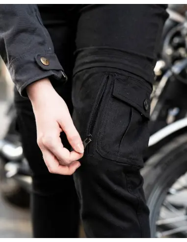 Pantalon Moto Femme Air IV Lady Noir CE