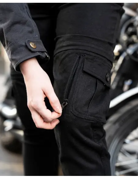 Pantaloni Moto Donna Air IV Lady Nero CE
