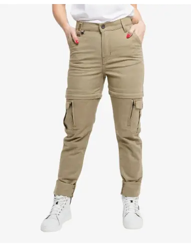 Calças Moto Mulher Air IV Lady Bege CE