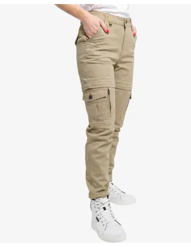 Pantaloni Moto Donna Air IV Lady Beige CE