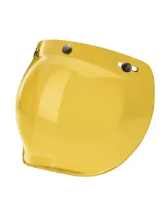Visiera Bubble Gialla 3 Bottoni Casco Jet | Iguana Custom