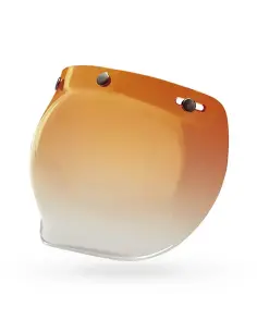 Visiera Bubble Ambra 3 Bottoni Casco Jet | Iguana Custom
