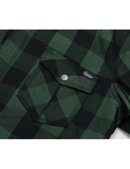 Camisa Motard Mulher Verde AA com Kevlar | Iguana Custom