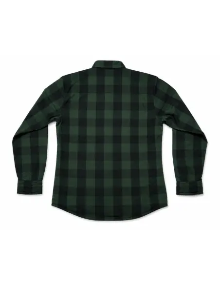 Camicia da Motociclista Donna Verde AA con Kevlar | Iguana Custom