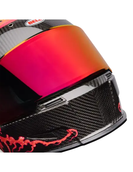 Capacete Bell x Grime Eliminator Carbon Mad Society | Iguana Custom