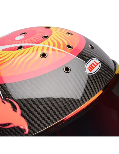 Capacete Bell x Grime Eliminator Carbon Mad Society | Iguana Custom