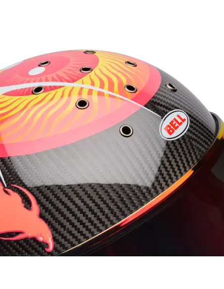 Bell x Grime Eliminator Carbon Mad Society Helmet | Iguana Custom